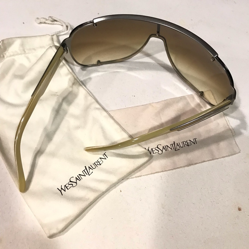 YSL YVES SAINT LAURENT Tinted Aviator Sunglasses - Picture 5 of 8